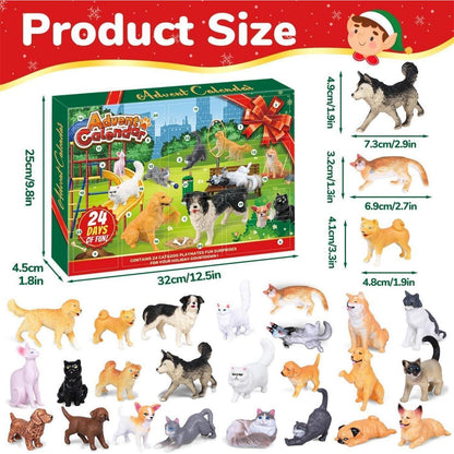 Adventskalender 2026 Bauerhof Tiere Hunde Farm 2-10 Jahre