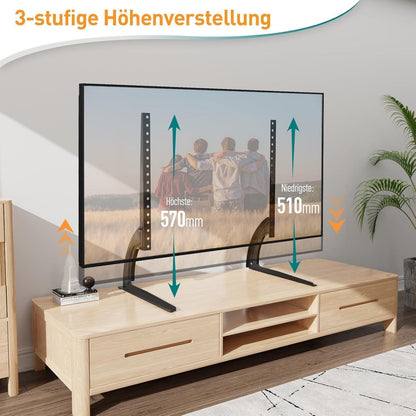 Universal TV Ständer für 27-55 Zoll LCD LED Fernseher bis zu