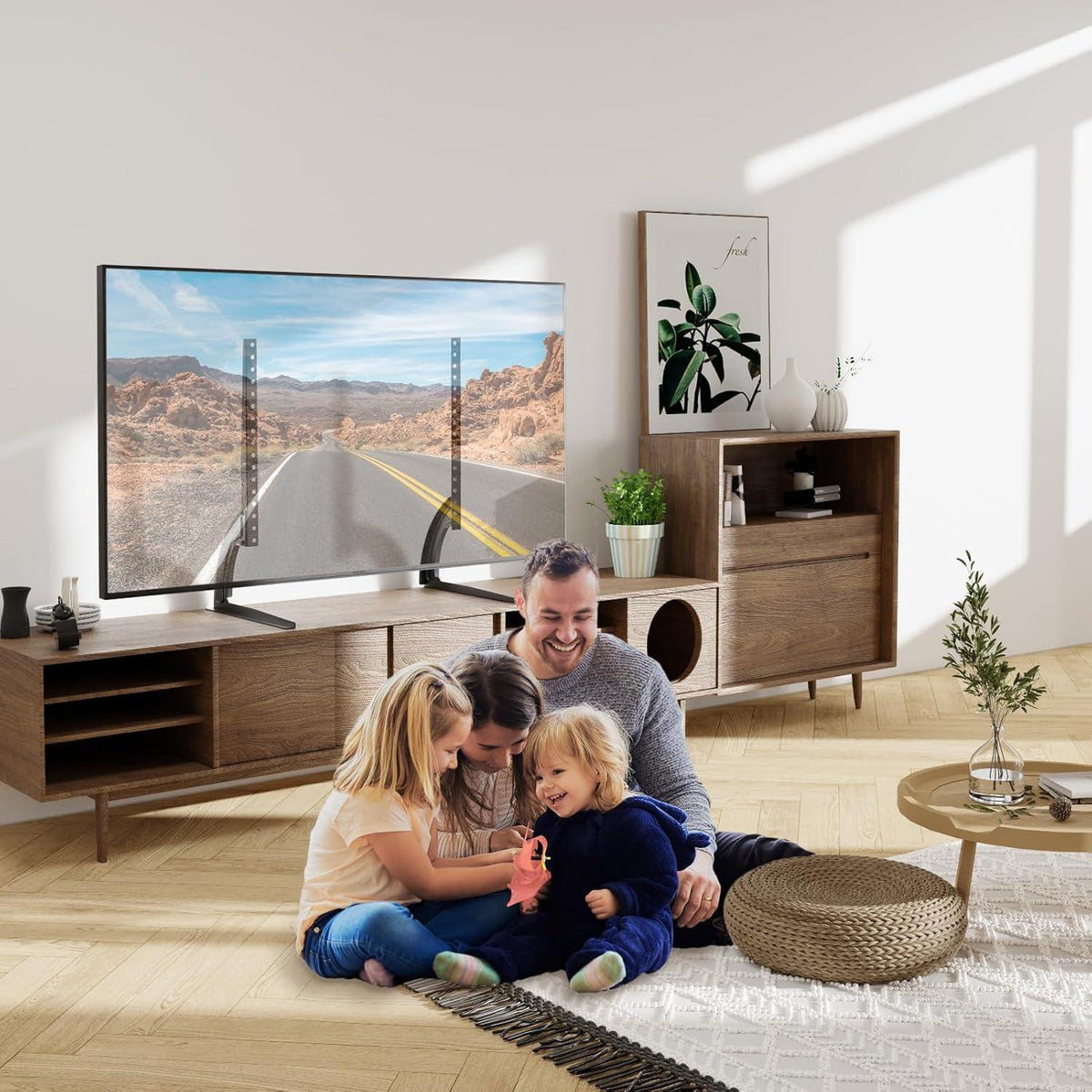 TV Ständer Universal Standfüße 27-55 Zoll LCD LED bis 40KG VESA 800x400mm