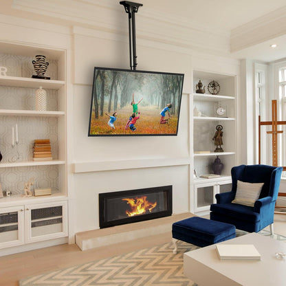 TV Deckenhalterung für 24-65 Zoll Flach Curved Fernseher bis 45KG VESA 400x400mm