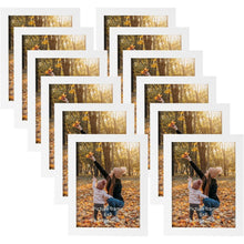 12er Set Bilderrahmen 15x20 cm Weiße Fotorahmen Collage