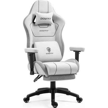 Dowinx Gaming Stuhl Stoff mit Massagefunktion und