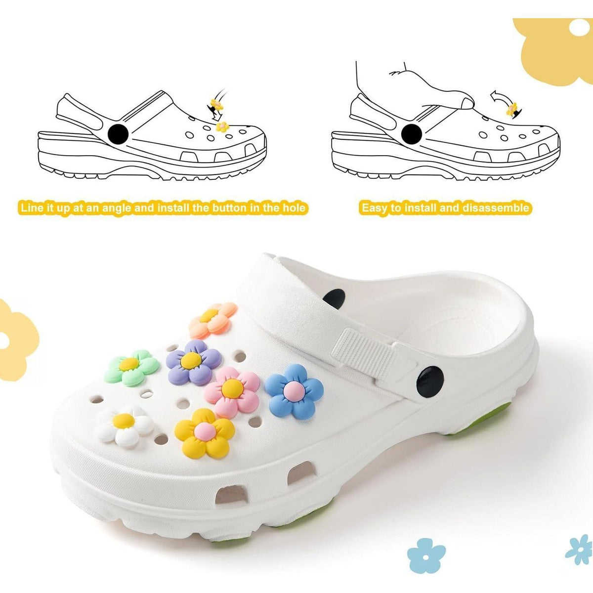 Schuh-Anhänger 22 Stück für Clogs & Sandalen