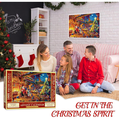 Weihnachtspuzzle Adventskalender 2024 1008 Teile Geschenk