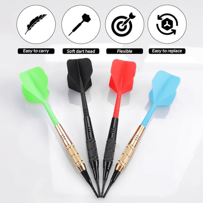 CyeeLife Profi Softdarts Set 12 Stück - Kunststoffspitze