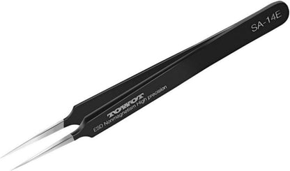 Präzisions Pinzette mit feiner Spitze für Elektronik, Löten & Handwerk