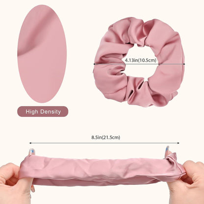 8er Set Satin Scrunchies in 8 Farben - Weiche Seide