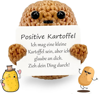 Lustige Positive Kartoffel Motivationsgeschenk Pocket Hug