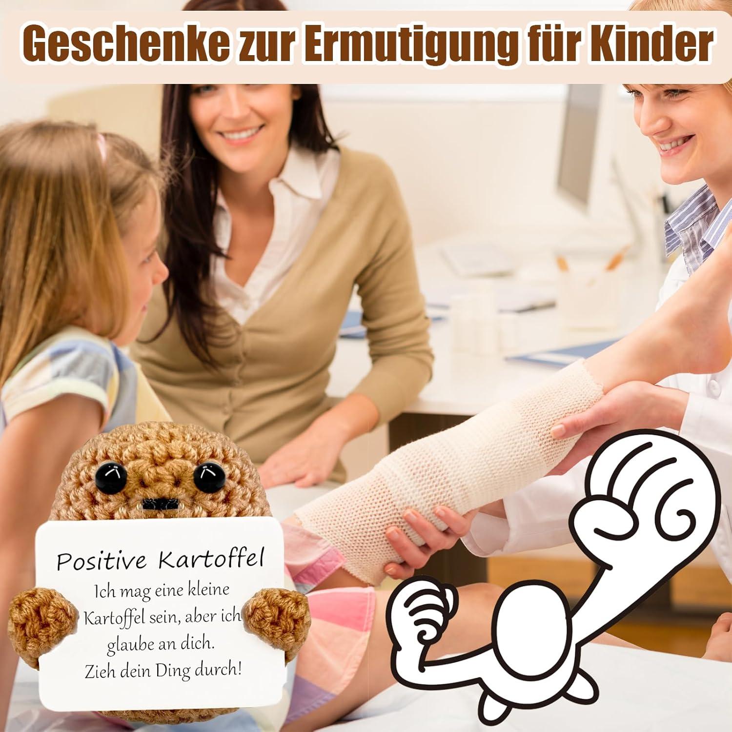 Lustige Positive Kartoffel Motivationsgeschenk Pocket Hug