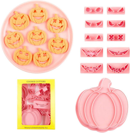 Halloween Keksformen Set 13-teilig mit Box Halloween-Ausstecher