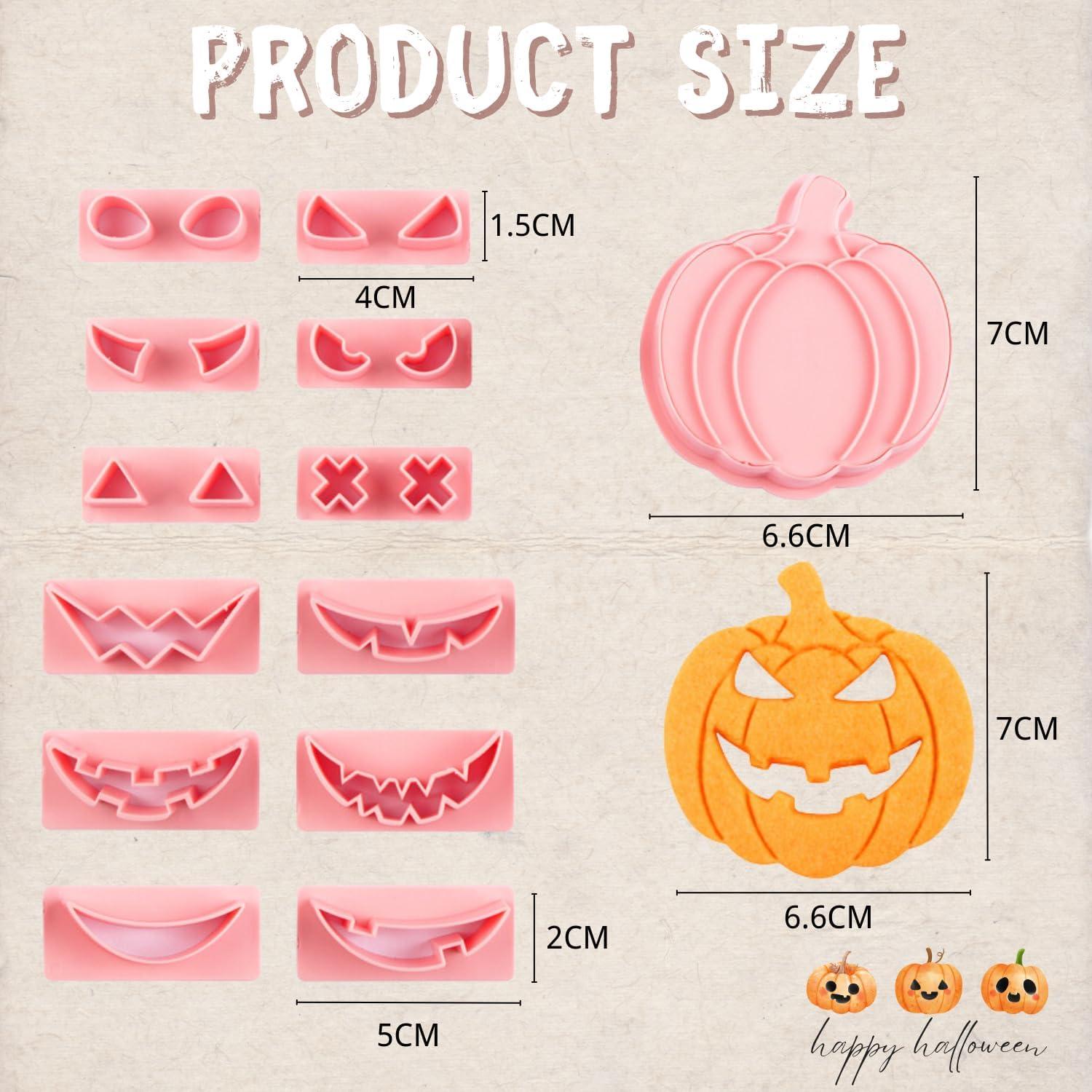 Halloween Ausstecherform Set 13 Stück Kunststoff Keksformen