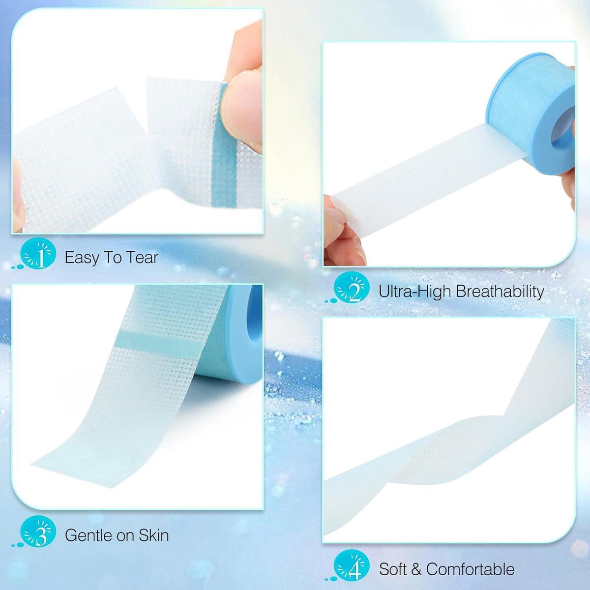 Silikon Wimpern Tape Micropore Band Atmungsaktiv & Schmerzfrei