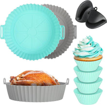 Silikonform Set für Heißluftfritteuse, 8-teilig - Airfryer Zubehör