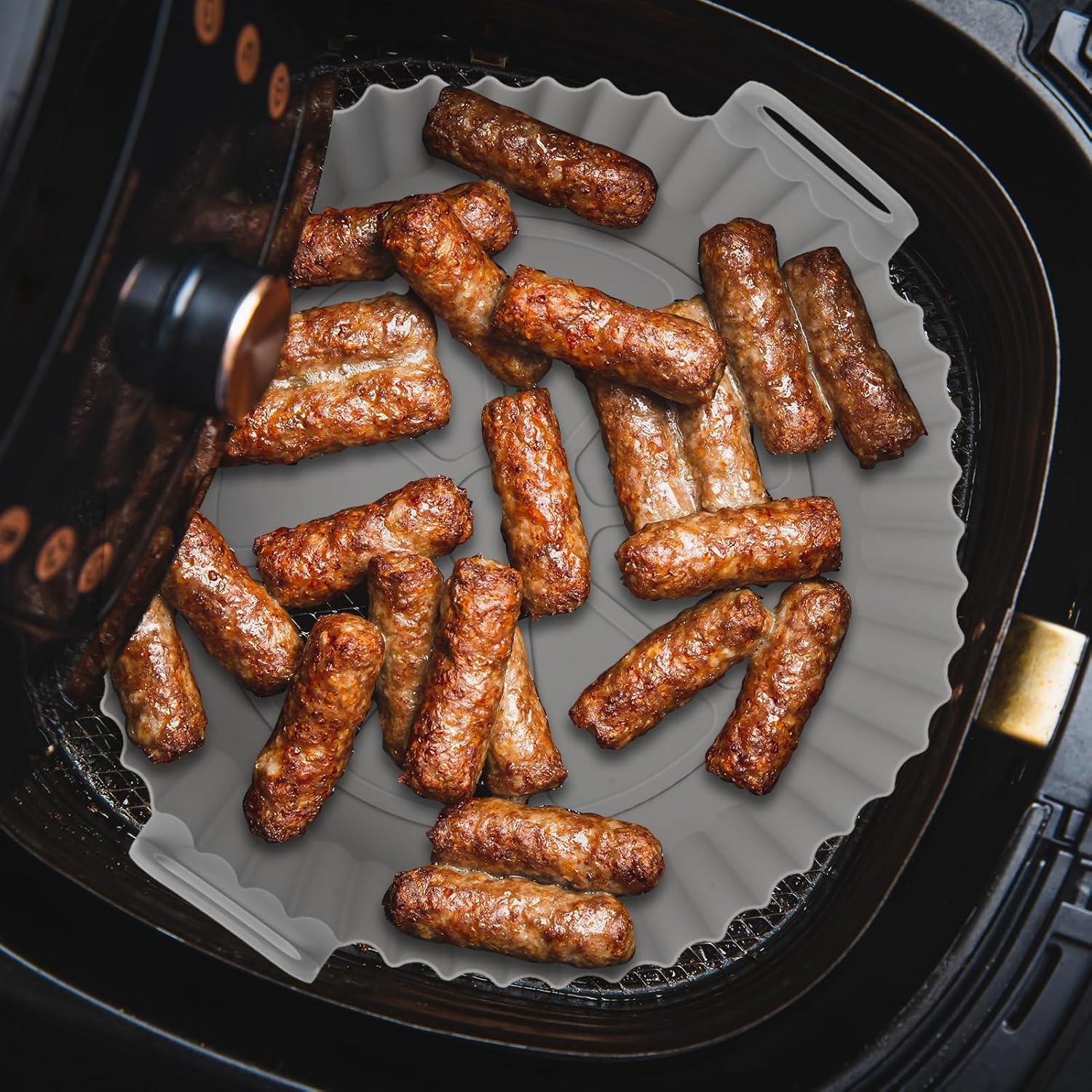 Silikonform für Heißluftfritteuse, 8er Set, Airfryer Zubehör