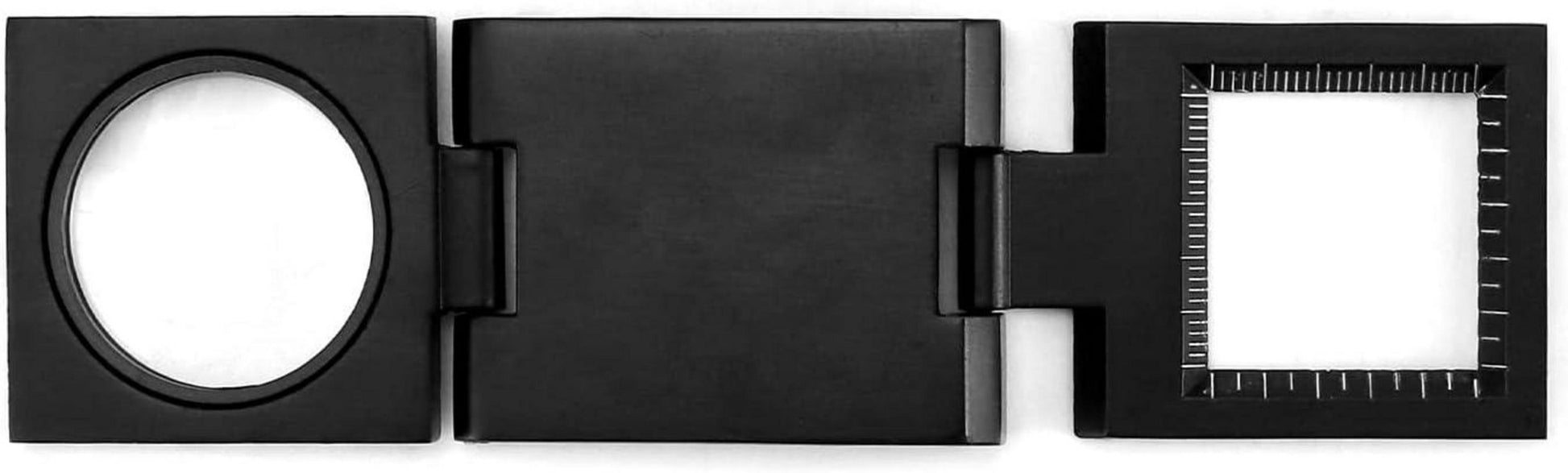3 Mini Klapp-Lupen 10X Vergrößerung mit Maßstab und Tasche