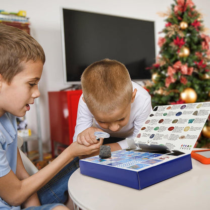 Adventskalender 2026 Kinder Kristalle Fossilien Edelsteine