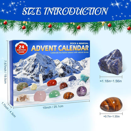 Adventskalender 2026 Kinder Kristalle Fossilien Edelsteine