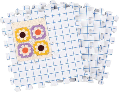Spannmatten Set mit 100 T-Nadeln für Stricken Häkeln