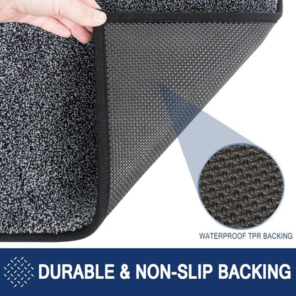 Schmutzfangmatte Innen 86x150cm rutschfeste Fußmatte Maschinenwaschbar