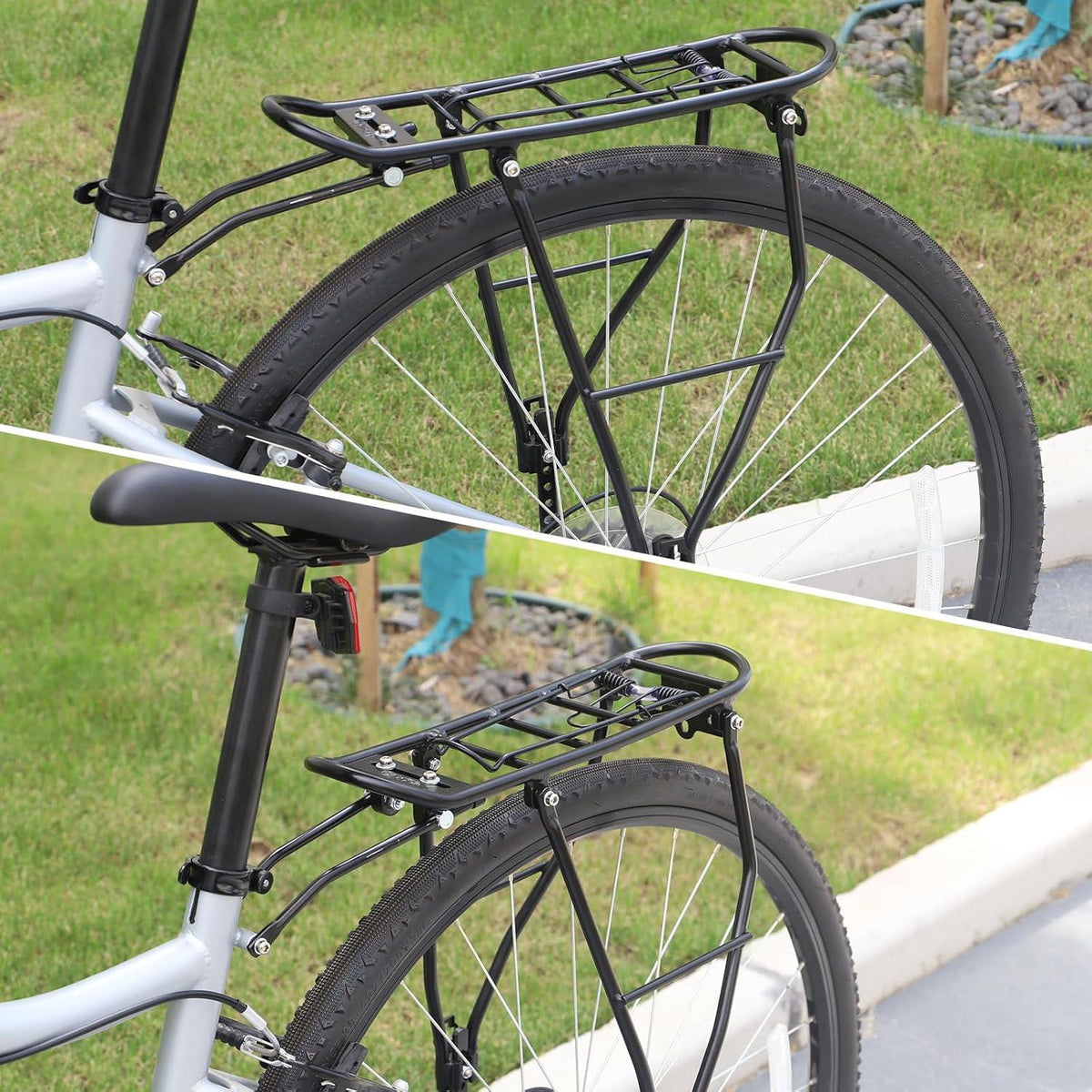 Fahrradgepäckträger Touring Gepäckträger Einstellbar 26”-29