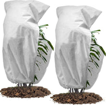 Winterschutz-Haube 2er Set 120x180cm Frostschutzvlies Zugband