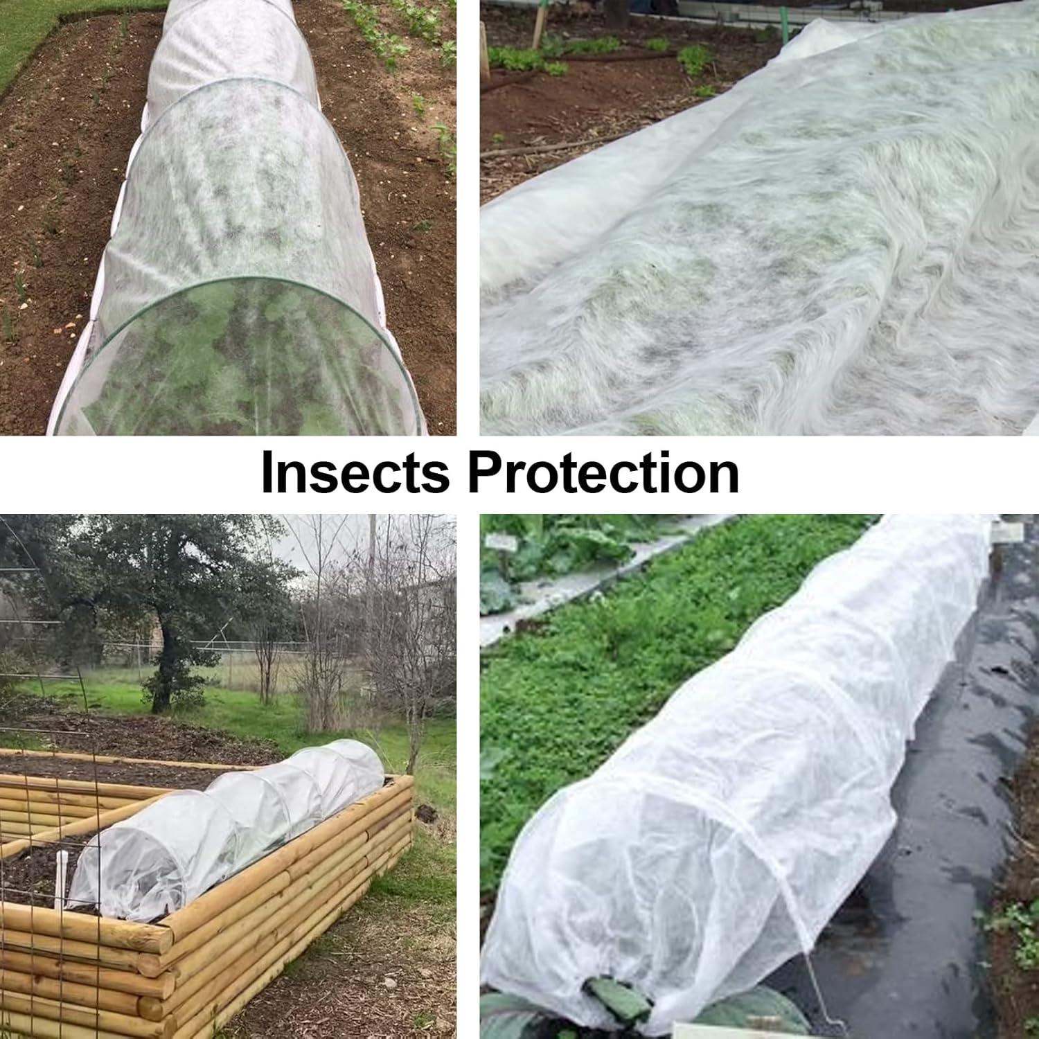 Wintervlies Pflanzen Frostschutz 1.6m x 8m Gartenvlies Wetterfest