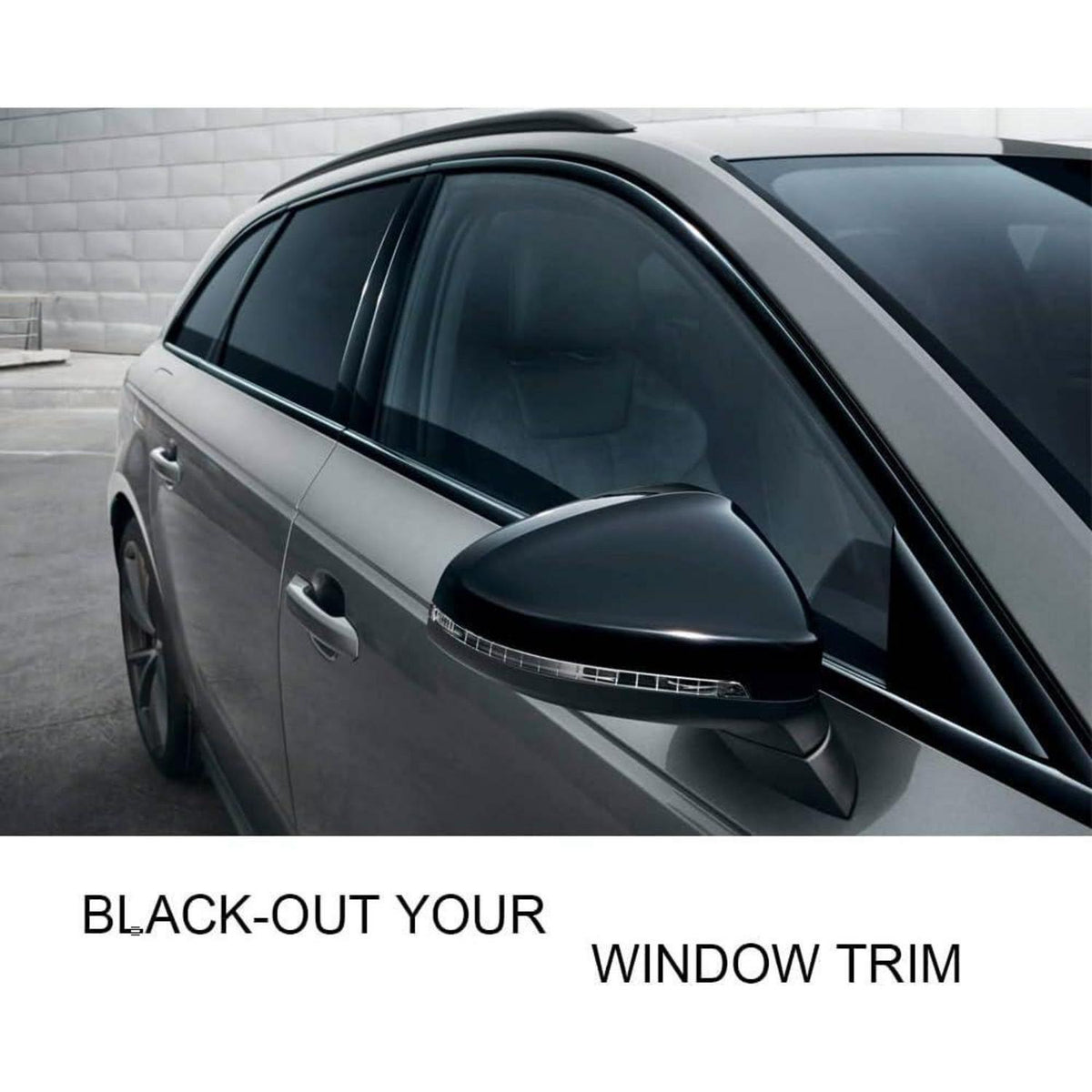 Schwarz Glänzende Autofolie 10x900cm – Hochwertiger Vinyl Wrap