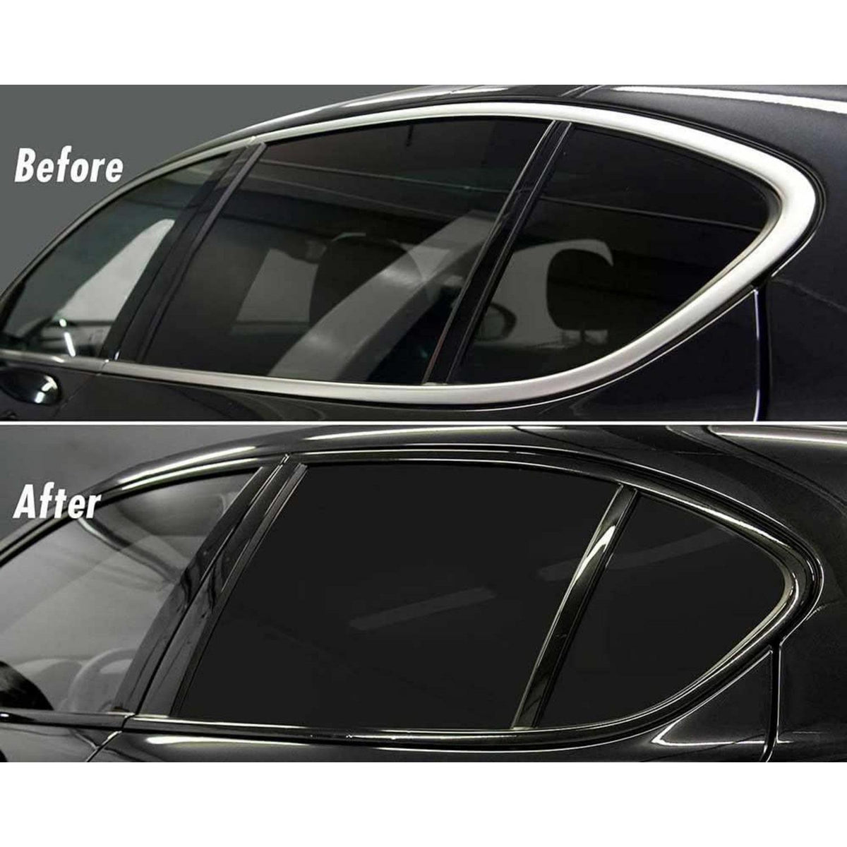 Schwarz Glänzende Autofolie 10x900cm – Hochwertiger Vinyl Wrap
