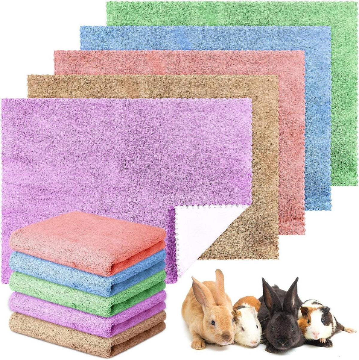 Meerschweinchen Decken 10er Pack wasserdicht waschbar saugfähig 18 x