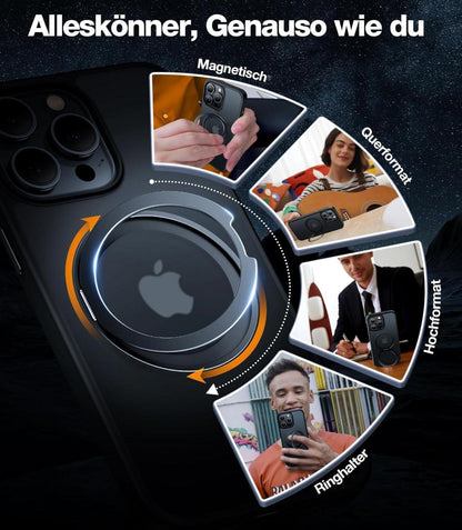 TORRAS Ostand R 360° Magnetischer Ring Ständer iPhone 15 Pro Max Hülle