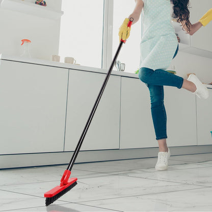 V-förmige Fugenbürste 132cm Lang Bodenschrubber Fliesenreiniger