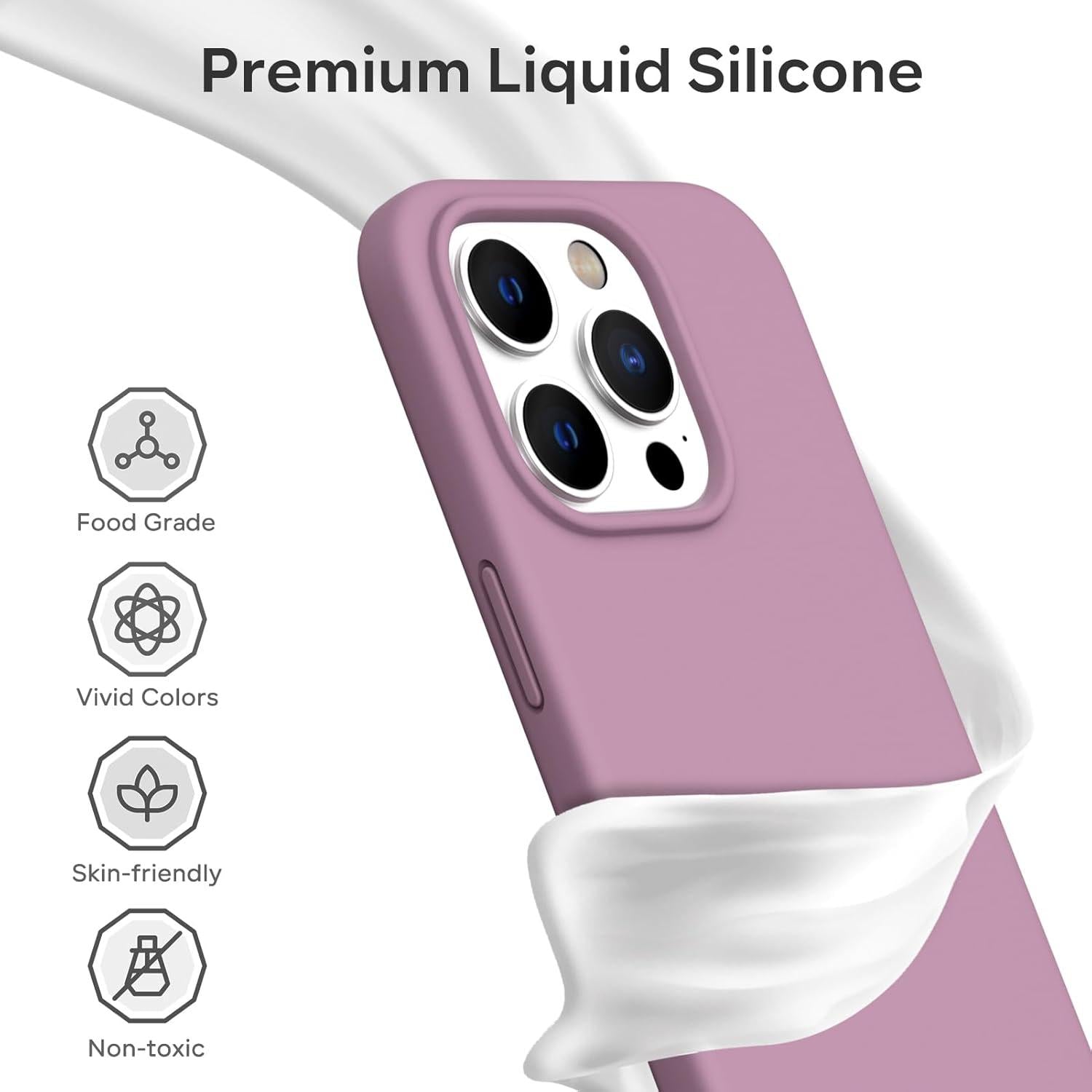 iPhone 15 Pro Max Hülle - Ultra Dünn Stoßfester Kratzfestem Handyhülle