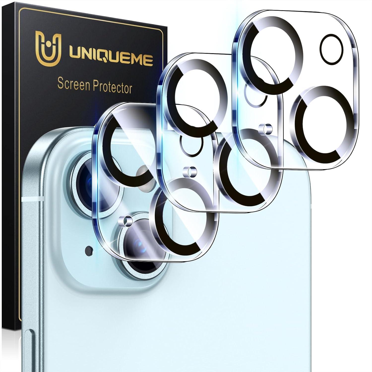 Kameraschutz für iPhone 15/15 Plus Ultra-Klar 9H Härte 3er Set