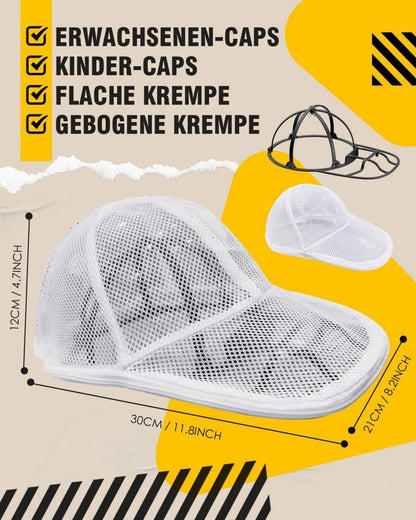 Cap Washer für Baseballkappen & Basecaps, zusammenklappbarer