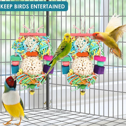 Vogelspielzeug zum Aufhängen Sola-Kugel Kauspielzeug für
