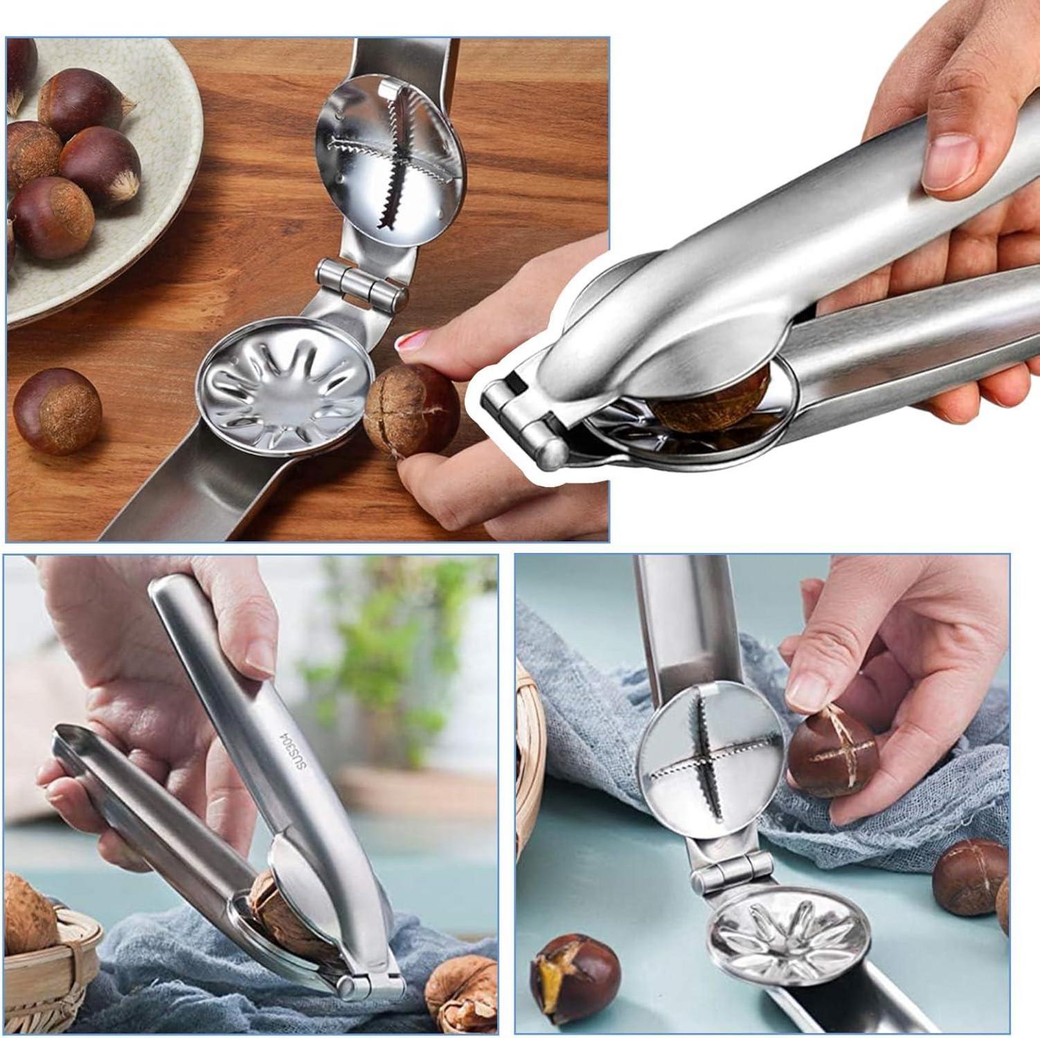 Kastanien Clip Chestnut Cutter Metall Nuss öffner Zange Edelstahl