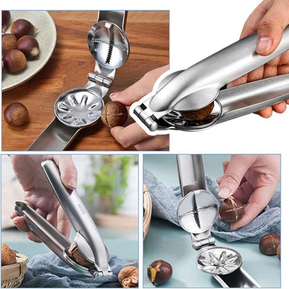 Kastanien Clip Chestnut Cutter Metall Nuss öffner Zange Edelstahl