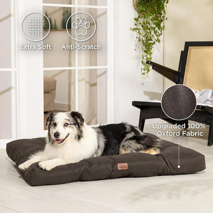 XXL Hundematratze 120x90cm waschbar, gepolstert, braun