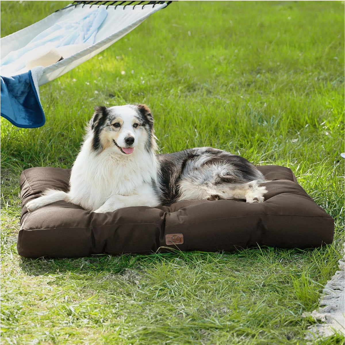 XXL Hundematratze 120x90cm waschbar, gepolstert, braun