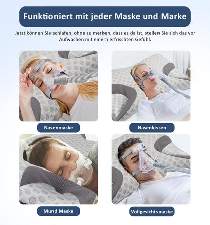 CPAP-Kissen für Seitenschläfer Memory Foam Schlafapnoe 02 Standard