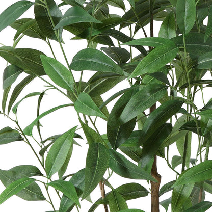 125cm CROSOFMI Künstliche Pflanzen Plastik im Topf Wohnzimmer Balkon