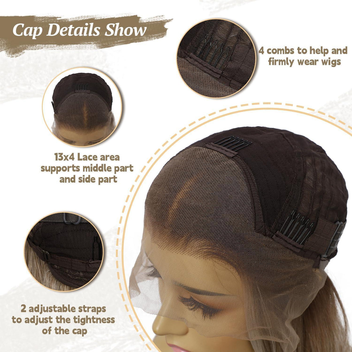 Graue Körperwelle Lace Front Perücke Synthetisch 26 Zoll