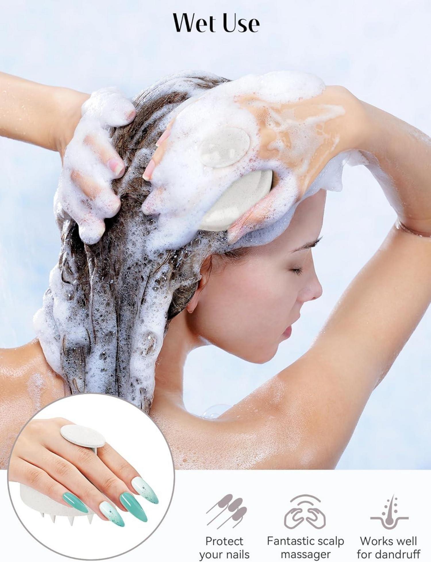 Kopfhaut Massagebürste Shampoo Bürste Schuppen Entfernung juckende Linderung