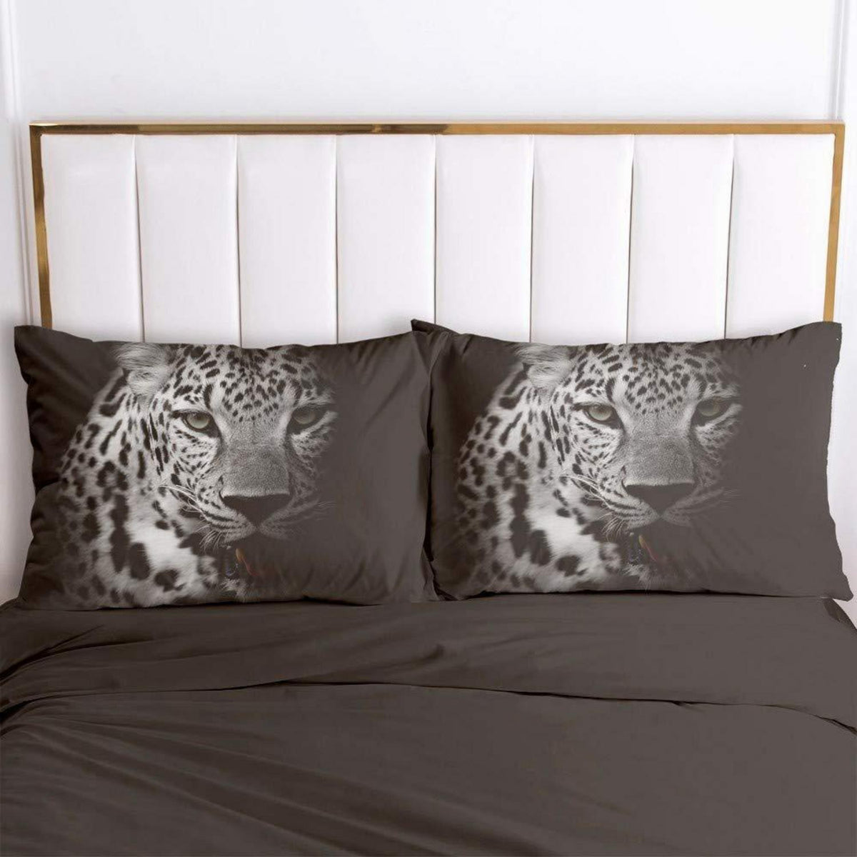 Leoparden Bettwäsche 135x200 - 4teilig, Flauschig & Modern