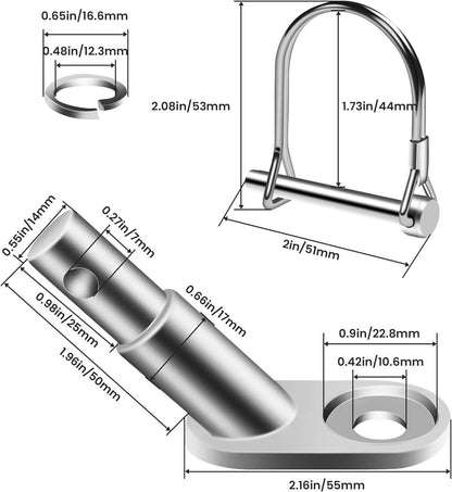 Fahrradanhänger Kupplung Adapter Hundeanhänger Sicherheitsstift