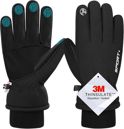 Wasserdichte Winterhandschuhe Warme Touchscreen Skihandschuhe