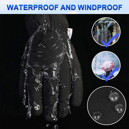 Winterhandschuhe Warm wasserdicht Touchscreen Herren Damen XL