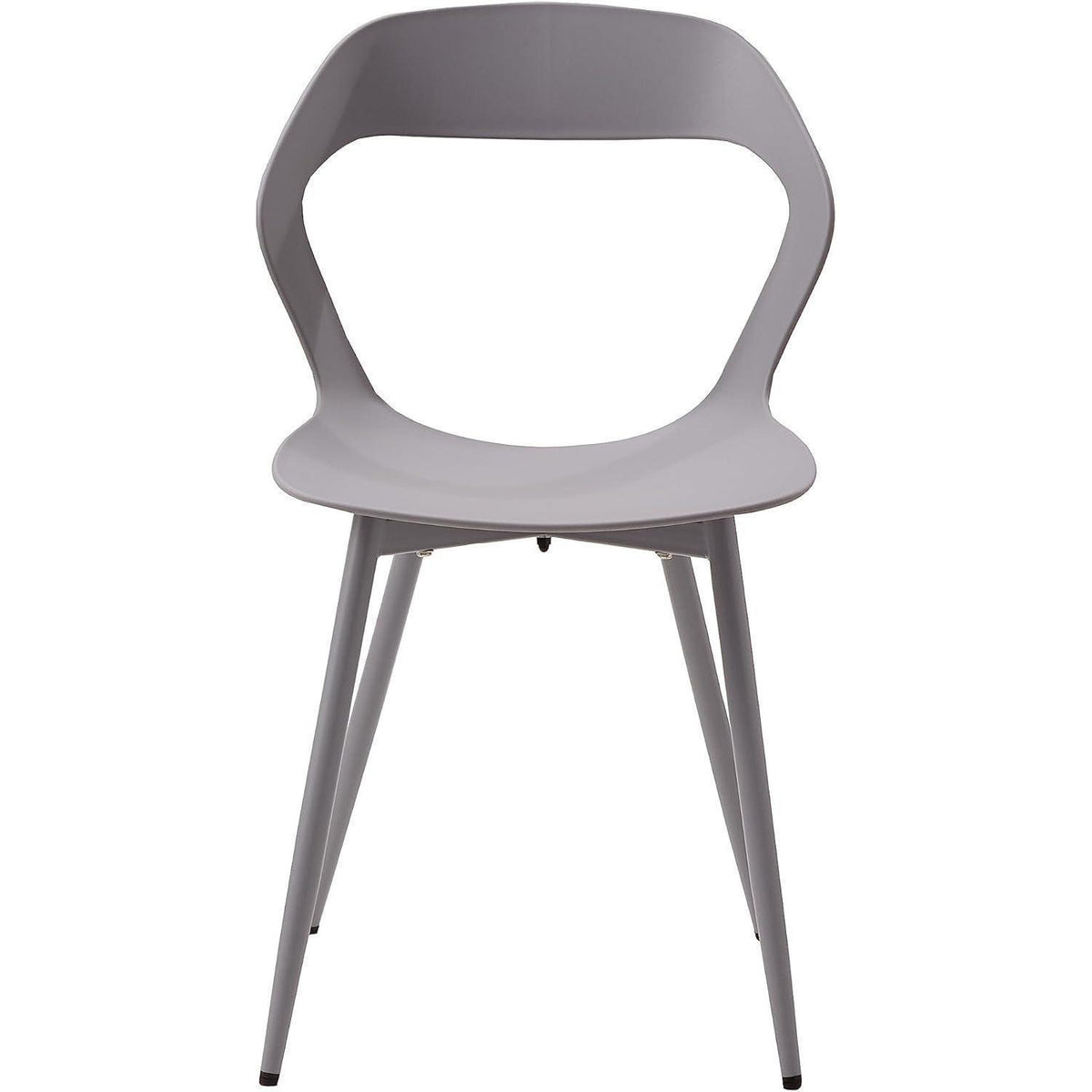 Moderner Esszimmerstuhl Set (8) – Grau & Grau | Skandinavisch, Ergonomisch