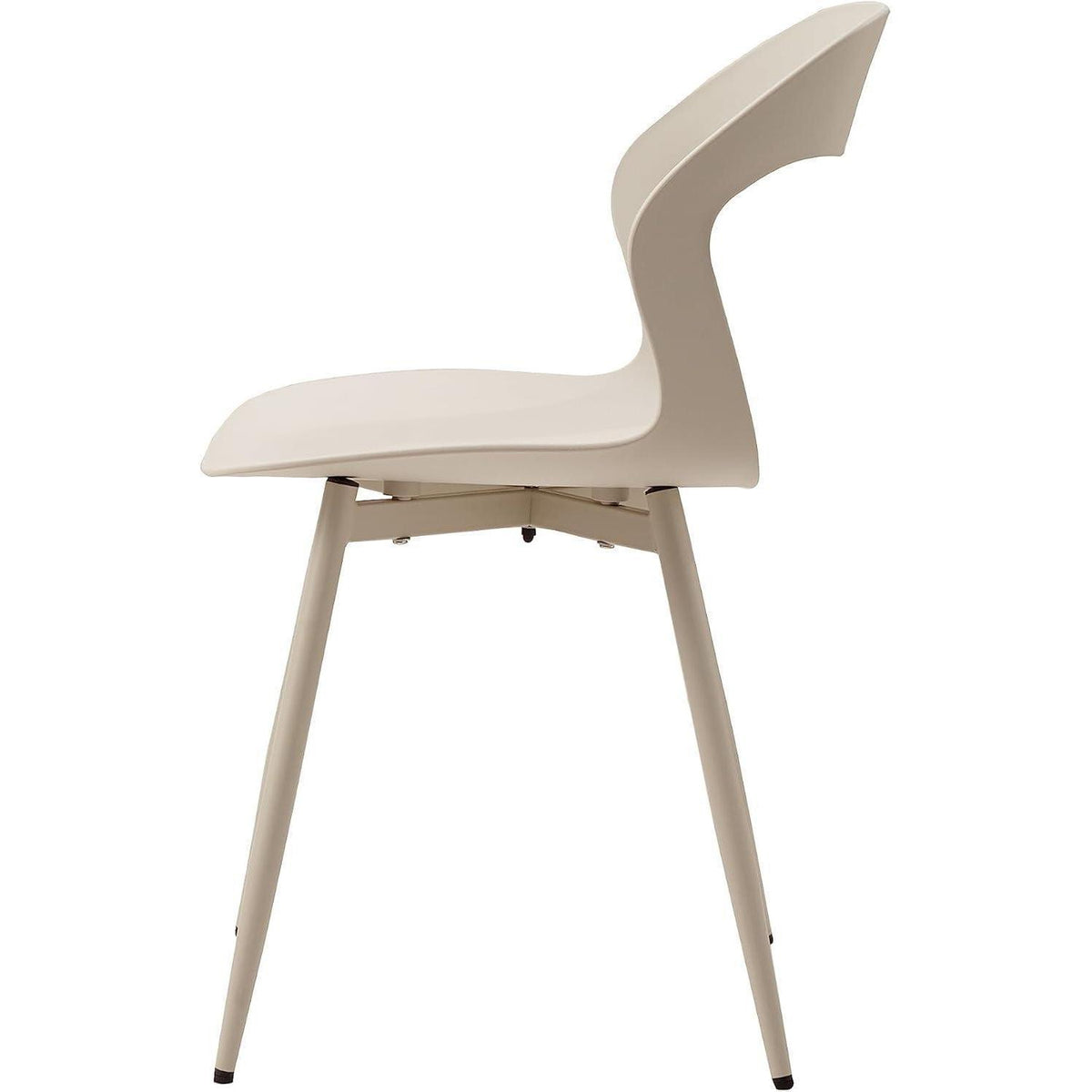 Moderner Esszimmerstuhl Set (4x) – Beige, Skandinavisch & Ergonomisch