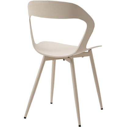 Moderner Esszimmerstuhl 8er-Set Beige – Skandinavischer Designstuhl
